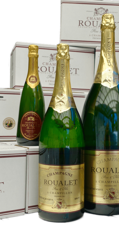 Roualet Champagne Brut Grande Réserve – Premier Cru Jeroboams (indeholder 4 fl.)
